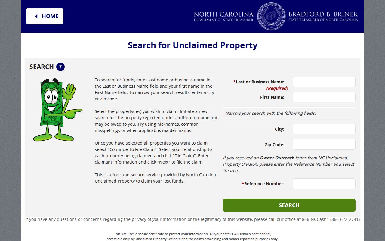 Goldsboro people search through official North Carolina unclaimed property